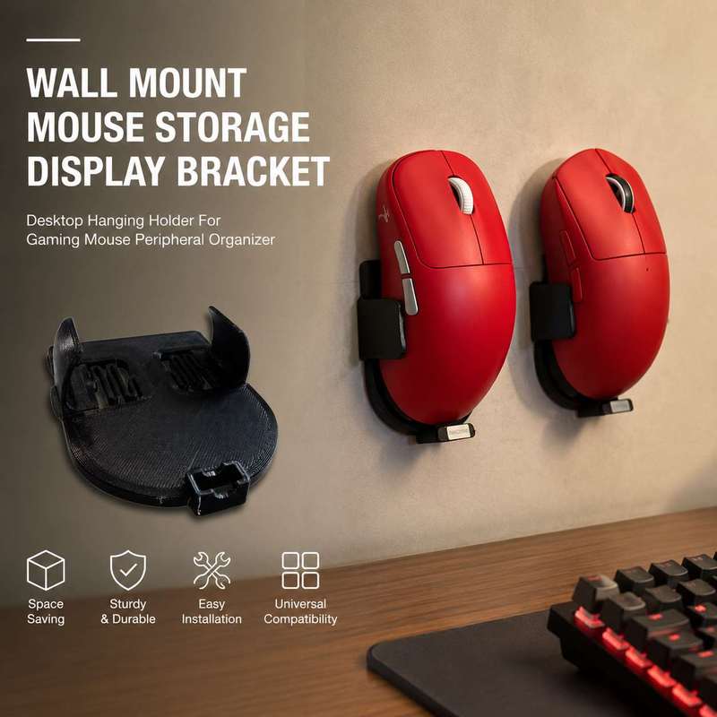 Gaming Accessories Wall Mount - Soporte de pared para almacenamiento y
