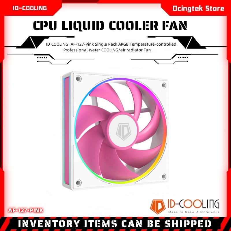 Fan Hub Rgb Controller - ID COOLING AF-127-Rosa, Paquete Individual, Ventilador