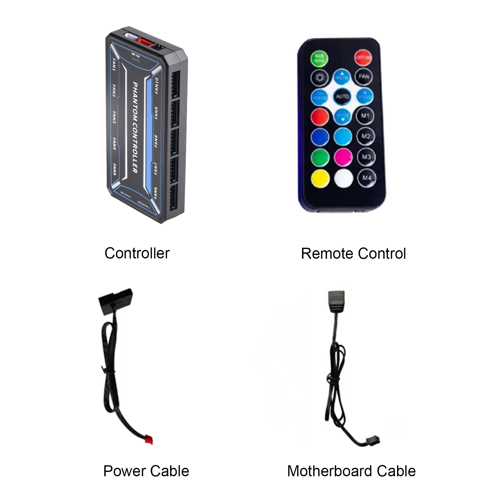 Fan Hub Rgb Controller - Controlador de Ventiladores RGB para PC