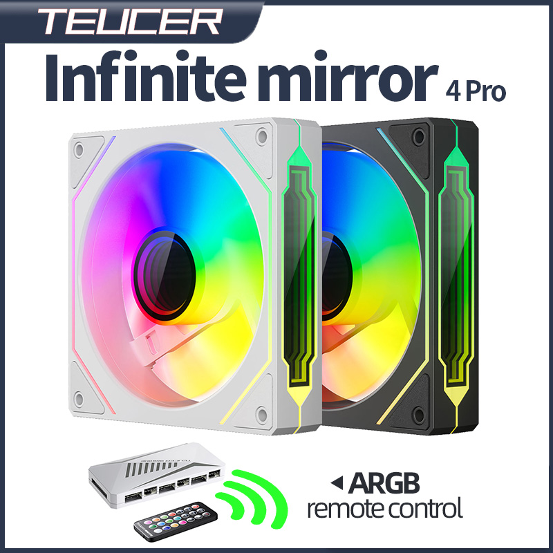 Fan Hub Rgb Controller - Teucer Infinite Mirror 4Pro 120mm ventilador
