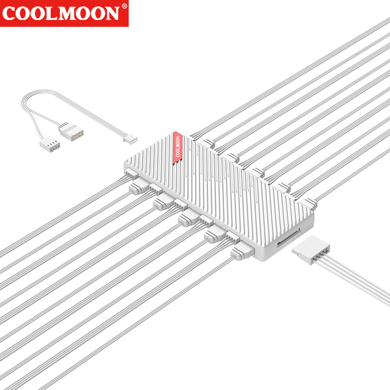 Fan Hub Rgb Controller - Placa base COOLMOON 5V 3 pines