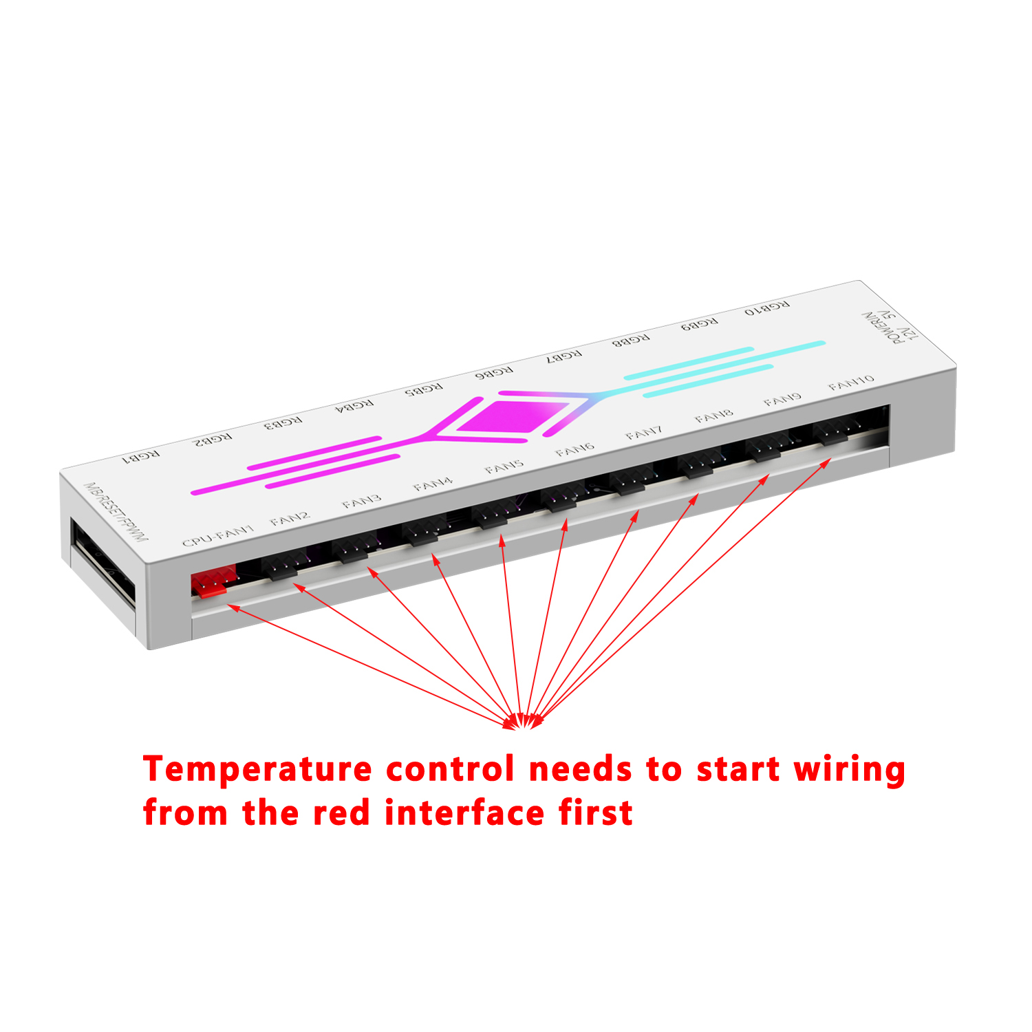 ICE Whale K10 Hub para Ventila - Fan Hub Rgb Controller reseña y precio