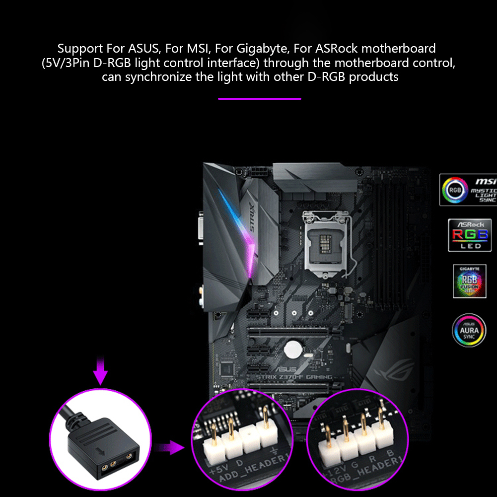 Hub de ventilador RGB, adaptad - Fan Hub Rgb Controller reseña y precio