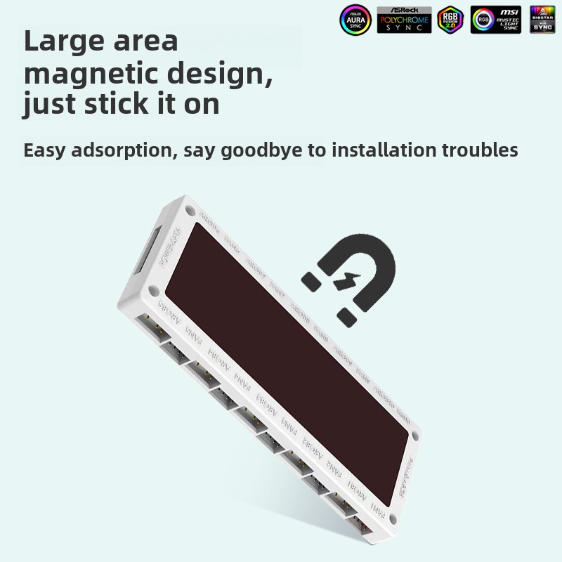 Placa base COOLMOON 5V 3 pines - Fan Hub Rgb Controller reseña y precio